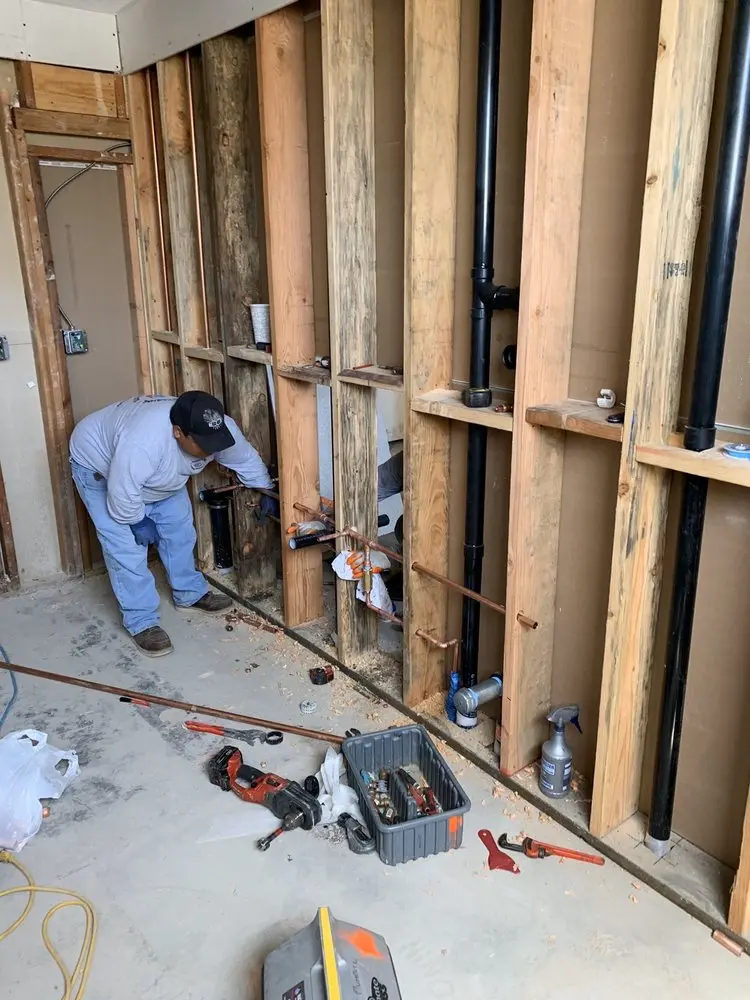 Commercial rough-in plumbing for Trenchless Sewer Repair in Abilene